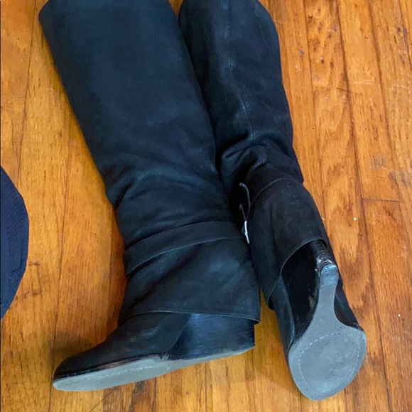 Vince camuto black leather boots - Picture 4 of 9